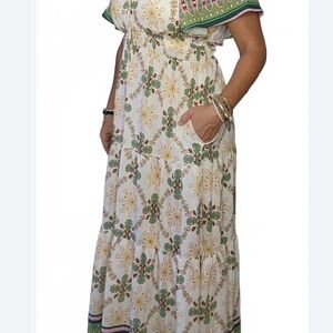 She and Sky Maxi Dress NWT